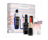 Lancome La Vie Est Belle set (парфумована вода 4 ml mini + LAbsolu Rouge Ruby Cream 01 Bad Blood Ruby lipstick 1.3g + Advanced Genifique 10 ml)
