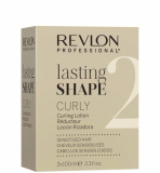 Revlon Professional LASTING SHAPE Curly Curly Lotion SENSITIZED Hair 2 СОСТАВ ДЛЯ ЗАВИВКИ для фарбованого И ОСВЕТЛЕННЫХ ВОЛОС (Набір 3х100мл) 300мл 7222603000