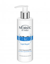 Norel Lipid Repair - Lipid cleansing milk - липидное очищаюче ультрапоживне молочко c маслами инка инчи, авокадо, кокосовым Маслом и церамидами, Зволожує, восполняет недостающие липиды шкіри 200мл