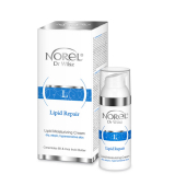 Norel Lipid Repair - Lipid Moisturizing Cream - липидный зволожуючий крем, укрепляет межклеточные связи и удерживает воду в коже 24 часа, защищает от раздражения, сухости и зуда 50мл