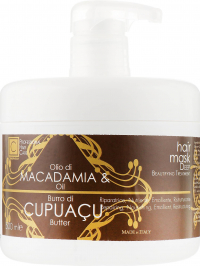 JL 035 Маска для волосся с Маслом купуасу и макадамії Cosmofarma Cupuacu & Macadamia Oil Hair Mask 500 мл