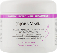 Cosmofarma JL 019 Маска-Кондиціонер с Маслом жожоба, сои и дерева ши Cosmo ExtraHair treatment Nutri Mask Conditioner with Jojoba&Soy Oils-Shea Butter