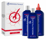 MedIceuticals scalp treatment Kit Dry scalp 3pc (X-Derma) Набір для сухої шкіри голови (Шампунь X-Derma 250 мл, Кондиціонер therapeutic 250 мл, Очищуючий догляд theraRx 250 мл) 3x250 мл 8719327045626