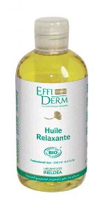 EffiDerm Масло Масажне релаксант органічне / Huile Relaxante BIO, 250 мл