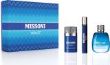 MISSONI Wave set Парфумерний набір для чоловіків (туалетна Вода 100 мл + туалетна Вода 10 ml + 75 ml Дезодорант стік)