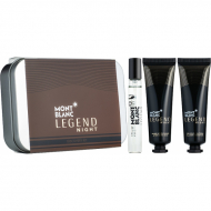 Montblanc Legend Night mini set (парфумована вода 7,5 ml + 30 ml Бальзам після гоління + 30 ml Гель для душу)