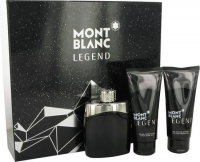 Montblanc Legend set 100 мл туалетна вода + 100 мл лосьйон після гоління + 100 мл гель для душу