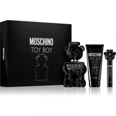 Moschino TOY BOY set (парфумована вода 100 мл + парфумована вода 10 ml + 100 мл гель для тіла)