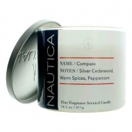 Nautica Candle Свічка парфумована COMPASS Silver CEDERWood 411 g