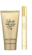 Rabanne Lady Million mini set (парфумована вода 10 ml +100 лосьйон для тіла + pouch)