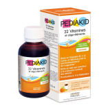 PK05 Pediakid Сироп для здорового фізичного розвитку: 22 вітаміна та оліго-елемента / 22 Vitamines & Oligo-elements Sirop