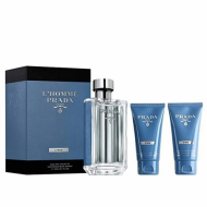 Prada LHomme LEau set ( туалетна Вода 100 мл + cleanser 75 ml + крем для душу 75 ml)
