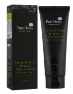 Pureheal's Pureheals Pore Clear Black Charcoal cleansing Foam пінка с черным углем для очищення пор от загрязнения 150 мл 8809485337654