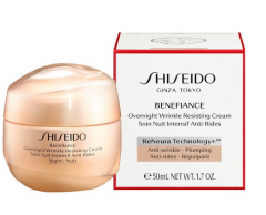 Shiseido крем для обличчя Benefiance Wrinkle Smoothing Night Cream Поживний, Розгладжуючий 50 мл