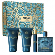Versace EROS set (парфумована вода 100 мл + 10 мл + 75 мл гель для душу + 75 мл після гоління )