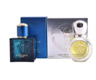 Versace Eros set Парфумерний набір для чоловіків (Pour Femme туалетна Вода 30 ml + Pour Homme туалетна Вода 30 ml)